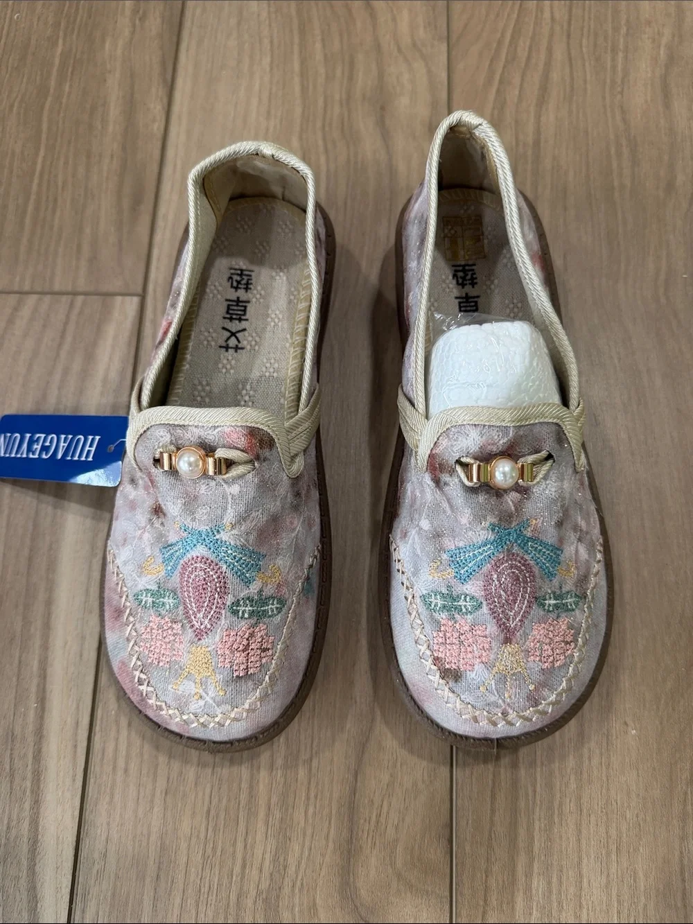 Women’s Embroidered Slip-On Loafers